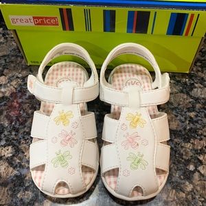 New In Box TKS Toddler Girl Summer Sandals , Size 7